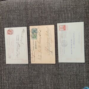 9 post cards vintage